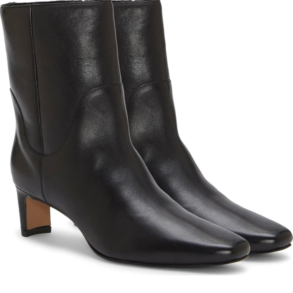Vince Camuto Amariah Black Leather Ankle Boot